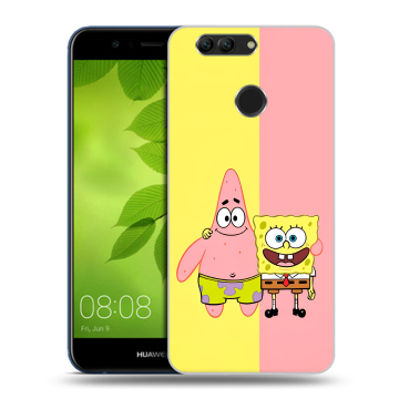 Силиконовый чехол на Huawei Nova 2 Plus с принтом Спанч боб Спанчбоб Силиконовый чехол на Huawei Nova 2 Plus с принтом Спанч боб Спанчбоб