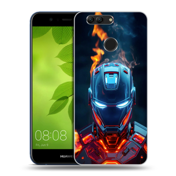 Силиконовый чехол на Huawei Nova 2 Plus с принтом IronMan Железный человек Силиконовый чехол на Huawei Nova 2 Plus с принтом IronMan Железный человек
