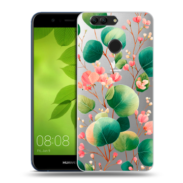 Силиконовый чехол на Huawei Nova 2 Plus с принтом женский