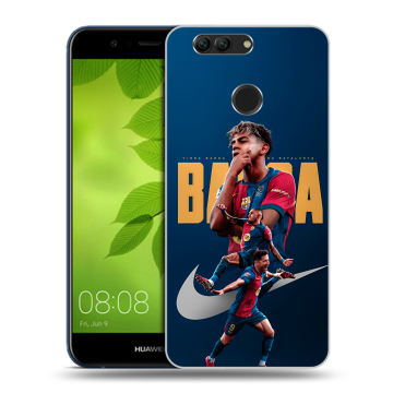 Силиконовый чехол на Huawei Nova 2 Plus с принтом Барселона Barca Yamal Силиконовый чехол на Huawei Nova 2 Plus с принтом Барселона Barca Yamal
