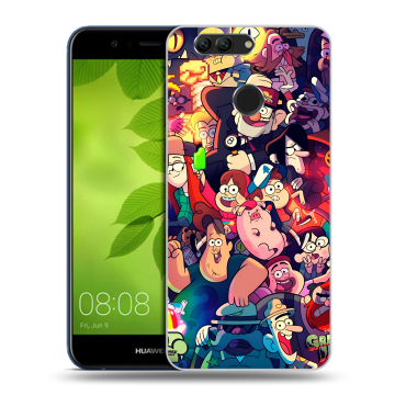 Силиконовый чехол на Huawei Nova 2 Plus с принтом Gravity Falls Гравити Фолз Силиконовый чехол на Huawei Nova 2 Plus с принтом Gravity Falls Гравити Фолз