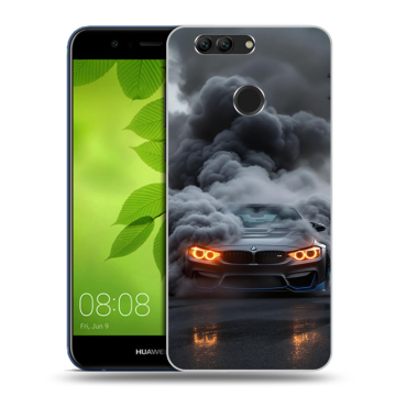 Силиконовый чехол на Huawei Nova 2 Plus с принтом BMW БМВ Силиконовый чехол на Huawei Nova 2 Plus с принтом BMW БМВ