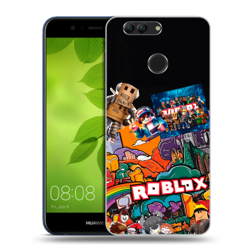 Силиконовый чехол на Huawei Nova 2 Plus с принтом Roblox Роблокс Силиконовый чехол на Huawei Nova 2 Plus с принтом Roblox Роблокс