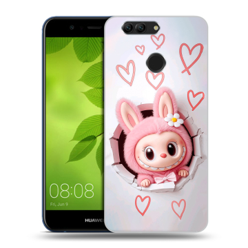 Силиконовый чехол на Huawei Nova 2 Plus с принтом Labubu Лабубу