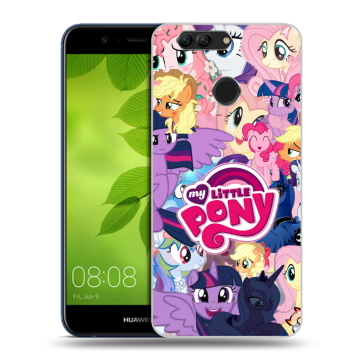Силиконовый чехол на Huawei Nova 2 Plus с принтом My little pony Дружба чудо