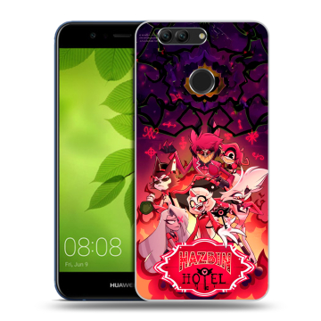 Силиконовый чехол на Huawei Nova 2 Plus с принтом Hazbin Hotel Отель Хазбин Силиконовый чехол на Huawei Nova 2 Plus с принтом Hazbin Hotel Отель Хазбин