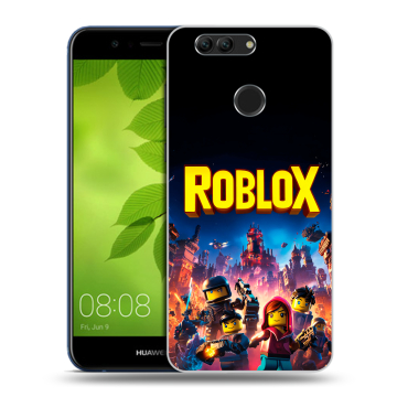 Силиконовый чехол на Huawei Nova 2 Plus с принтом Roblox Роблокс Силиконовый чехол на Huawei Nova 2 Plus с принтом Roblox Роблокс