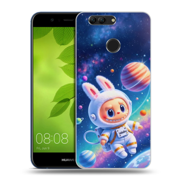Силиконовый чехол на Huawei Nova 2 Plus с принтом Labubu Лабубу
