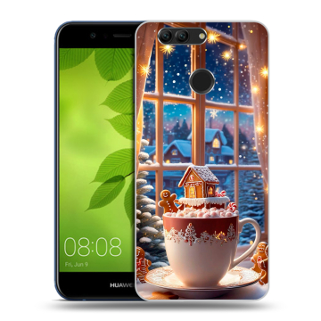 Силиконовый чехол на Huawei Nova 2 Plus с принтом Новый год