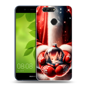 Силиконовый чехол на Huawei Nova 2 Plus с принтом Новый год