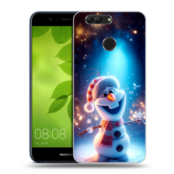 Силиконовый чехол на Huawei Nova 2 Plus с принтом Новый год
