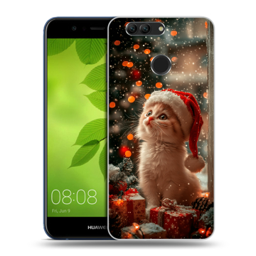Силиконовый чехол на Huawei Nova 2 Plus с принтом Новый год
