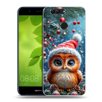 Силиконовый чехол на Huawei Nova 2 Plus с принтом Новый год