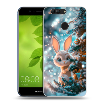 Силиконовый чехол на Huawei Nova 2 Plus с принтом Новый год