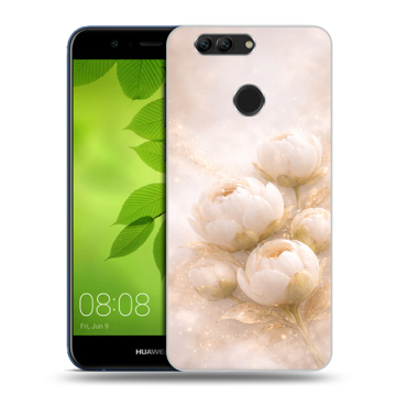 Силиконовый чехол на Huawei Nova 2 Plus с принтом женский
