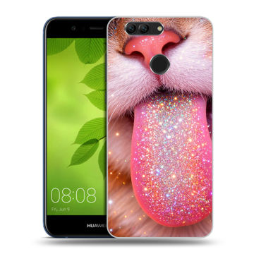 Силиконовый чехол на Huawei Nova 2 Plus с принтом для девочек