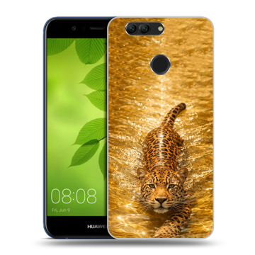 Силиконовый чехол на Huawei Nova 2 Plus с принтом женский