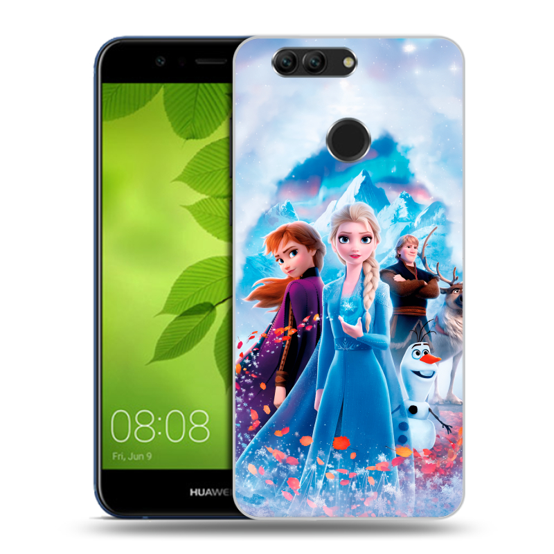 Силиконовый чехол на Huawei Nova 2 Plus с принтом Холодное сердце Frozen Силиконовый чехол на Huawei Nova 2 Plus с принтом Холодное сердце Frozen