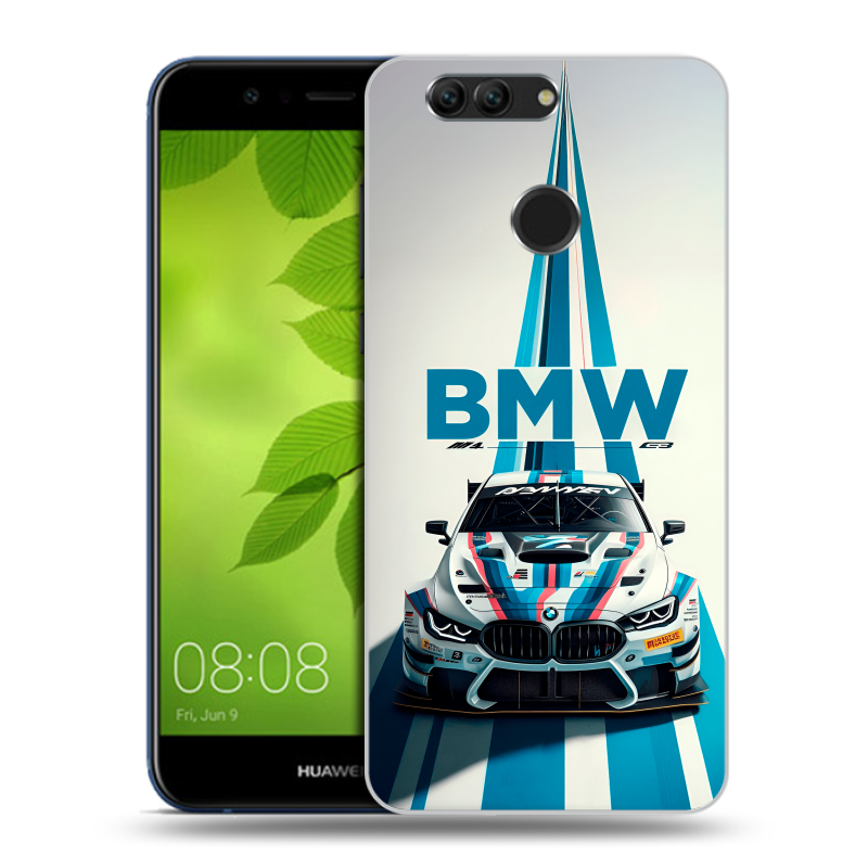 Пластиковый чехол на Huawei Nova 2 Plus с принтом БМВ BMW Пластиковый чехол на Huawei Nova 2 Plus с принтом БМВ BMW