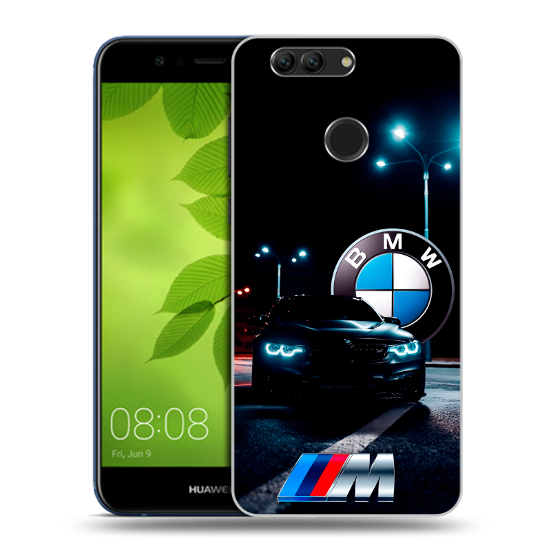 Силиконовый чехол на Huawei Nova 2 Plus с принтом БМВ BMW Силиконовый чехол на Huawei Nova 2 Plus с принтом БМВ BMW