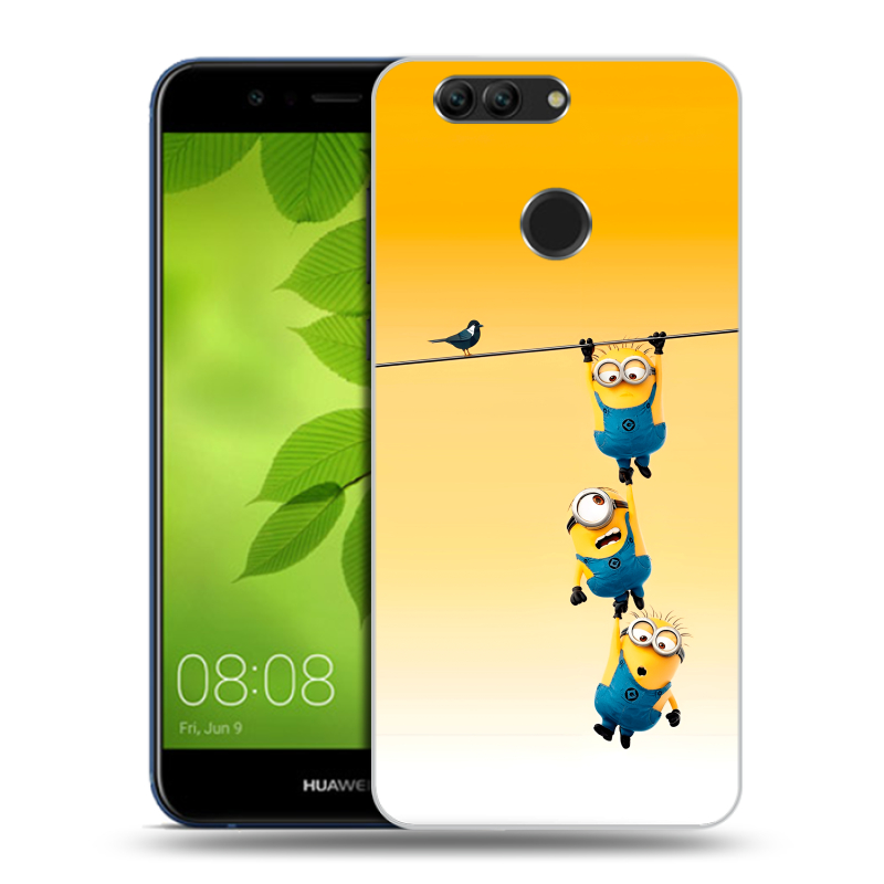 Силиконовый чехол на Huawei Nova 2 Plus с принтом Миньоны Силиконовый чехол на Huawei Nova 2 Plus с принтом Миньоны