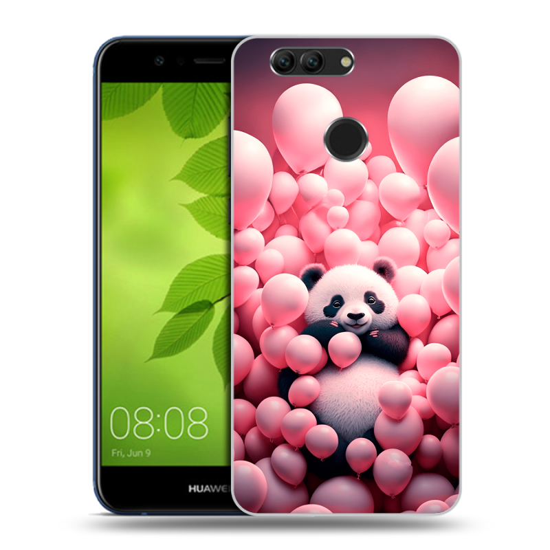 Пластиковый чехол на Huawei Nova 2 Plus с принтом Панда Пластиковый чехол на Huawei Nova 2 Plus с принтом Панда