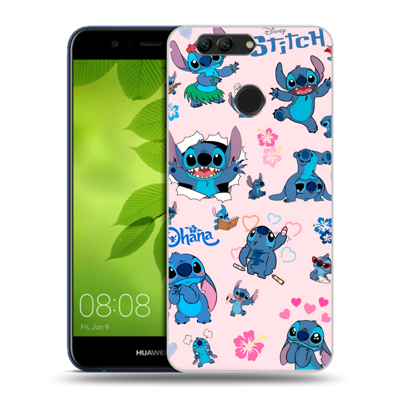 Пластиковый чехол на Huawei Nova 2 Plus с принтом Лило и Стич Пластиковый чехол на Huawei Nova 2 Plus с принтом Лило и Стич