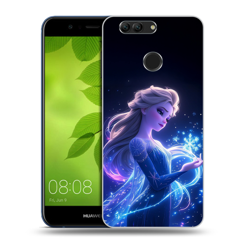 Пластиковый чехол на Huawei Nova 2 Plus с принтом Холодное сердце Frozen Пластиковый чехол на Huawei Nova 2 Plus с принтом Холодное сердце Frozen