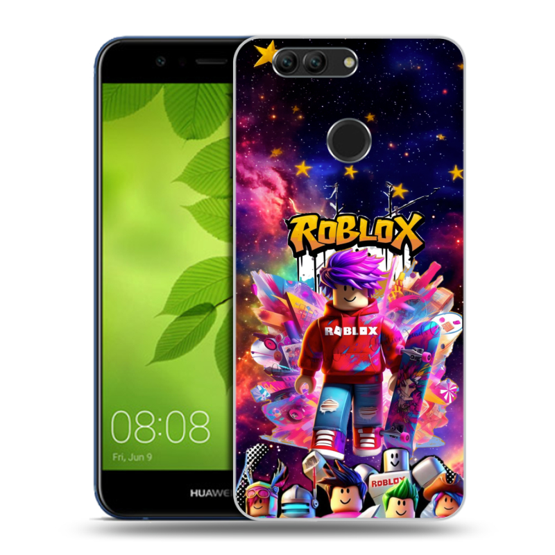 Силиконовый чехол на Huawei Nova 2 Plus с принтом Roblox Роблокс Силиконовый чехол на Huawei Nova 2 Plus с принтом Roblox Роблокс
