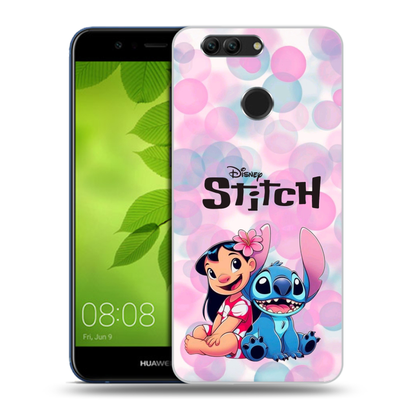 Пластиковый чехол на Huawei Nova 2 Plus с принтом Лило и Стич Пластиковый чехол на Huawei Nova 2 Plus с принтом Лило и Стич