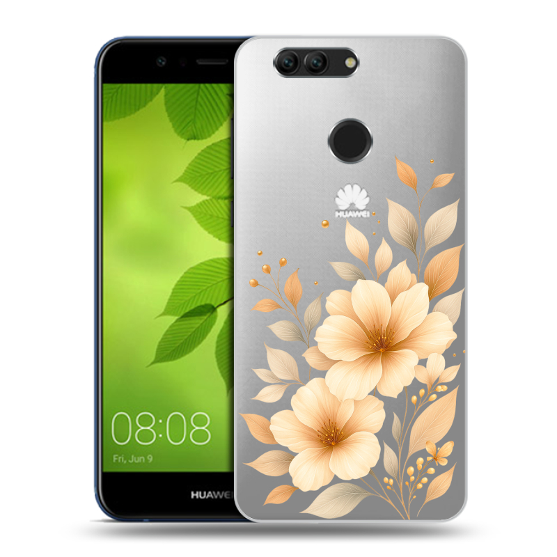Силиконовый чехол на Huawei Nova 2 Plus с принтом для девушки Силиконовый чехол на Huawei Nova 2 Plus с принтом для девушки