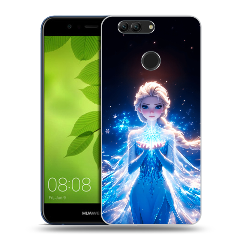 Силиконовый чехол на Huawei Nova 2 Plus с принтом Холодное сердце Frozen Силиконовый чехол на Huawei Nova 2 Plus с принтом Холодное сердце Frozen