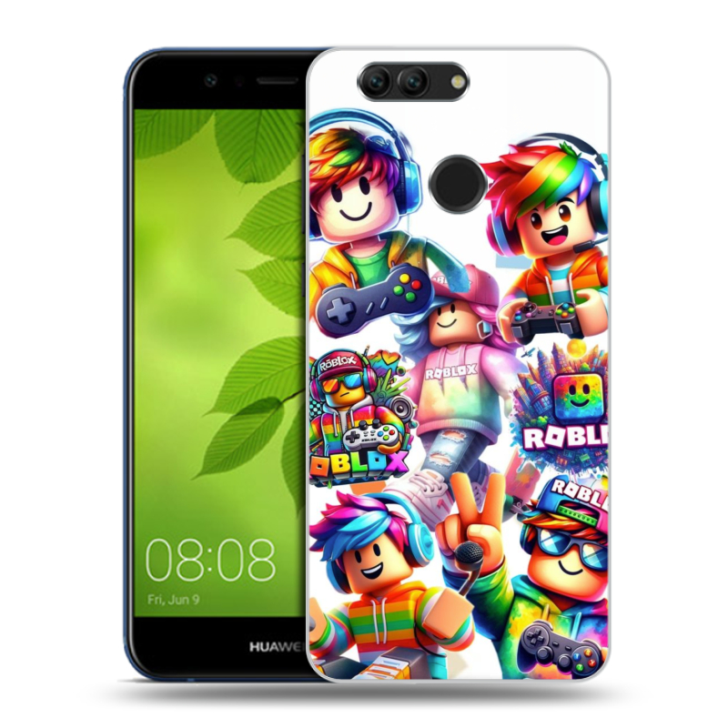 Силиконовый чехол на Huawei Nova 2 Plus с принтом Roblox Роблокс Силиконовый чехол на Huawei Nova 2 Plus с принтом Roblox Роблокс