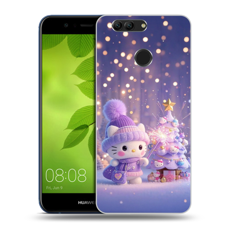 Силиконовый чехол на Huawei Nova 2 Plus с принтом Новый год Силиконовый чехол на Huawei Nova 2 Plus с принтом Новый год