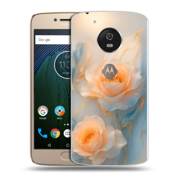 Силиконовый чехол на Motorola Moto G5s с принтом Женский