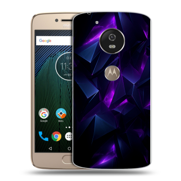 Силиконовый чехол на Motorola Moto G5s с принтом Абстракиция