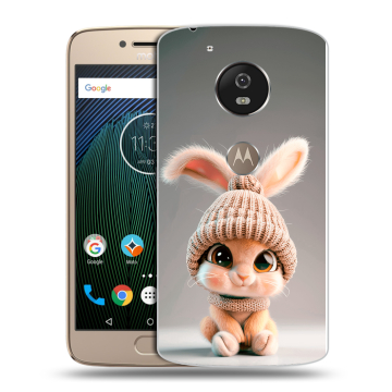 Силиконовый чехол на Motorola Moto G5s с принтом Кролик