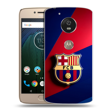 Силиконовый чехол на Motorola Moto G5s с принтом Барселона Barcelona