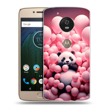 Силиконовый чехол на Motorola Moto G5s с принтом Панда