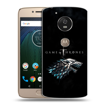 Силиконовый чехол на Motorola Moto G5s с принтом Игра Престолов Game Thrones