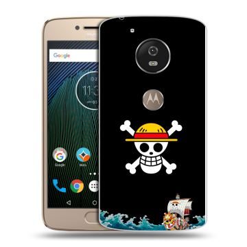 Силиконовый чехол на Motorola Moto G5s с принтом One Piece Ван Пис