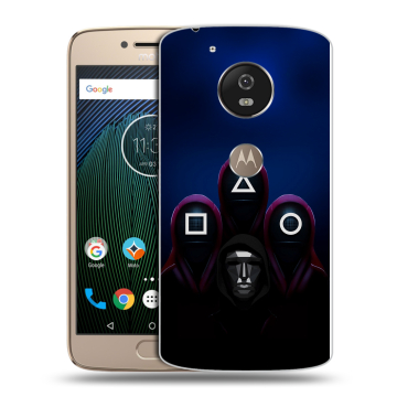 Силиконовый чехол на Motorola Moto G5s с принтом Игра Кальмара Силиконовый чехол на Motorola Moto G5s с принтом Игра Кальмара