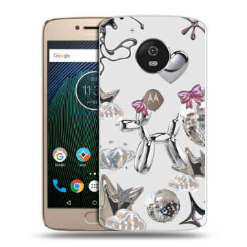 Силиконовый чехол на Motorola Moto G5s с принтом Y2K