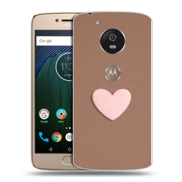 Силиконовый чехол на Motorola Moto G5s с принтом женский