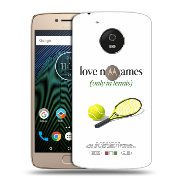 Силиконовый чехол на Motorola Moto G5s с принтом для девочек