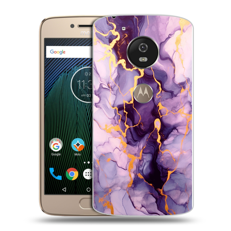 Силиконовый чехол на Motorola Moto G5s с принтом Мрамор Силиконовый чехол на Motorola Moto G5s с принтом Мрамор