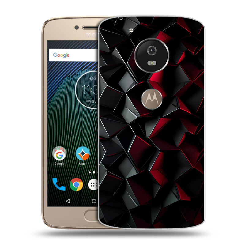 Силиконовый чехол на Motorola Moto G5s с принтом Абстракция Силиконовый чехол на Motorola Moto G5s с принтом Абстракция