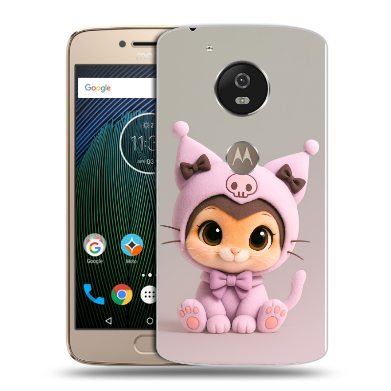 Силиконовый чехол на Motorola Moto G5s с принтом Куроми Kuromi Силиконовый чехол на Motorola Moto G5s с принтом Куроми Kuromi