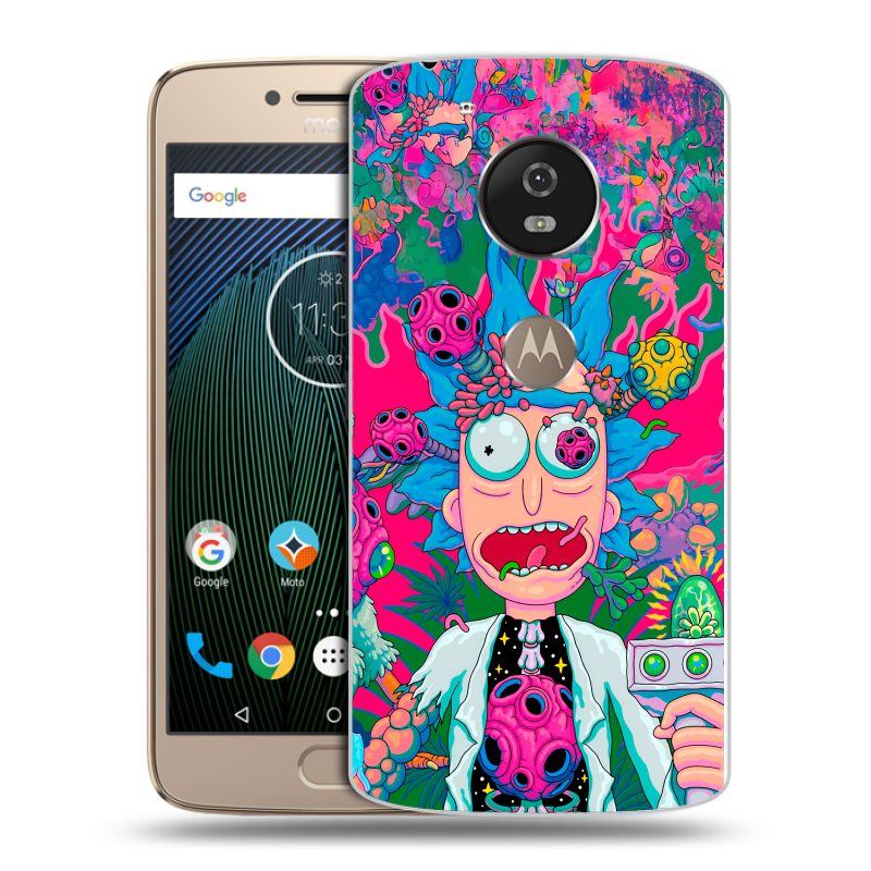 Силиконовый чехол на Motorola Moto G5s с принтом Рик и Морти Rick Morty Силиконовый чехол на Motorola Moto G5s с принтом Рик и Морти Rick Morty
