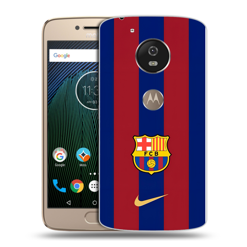 Пластиковый чехол на Motorola Moto G5s с принтом Барселона Barcelona Пластиковый чехол на Motorola Moto G5s с принтом Барселона Barcelona